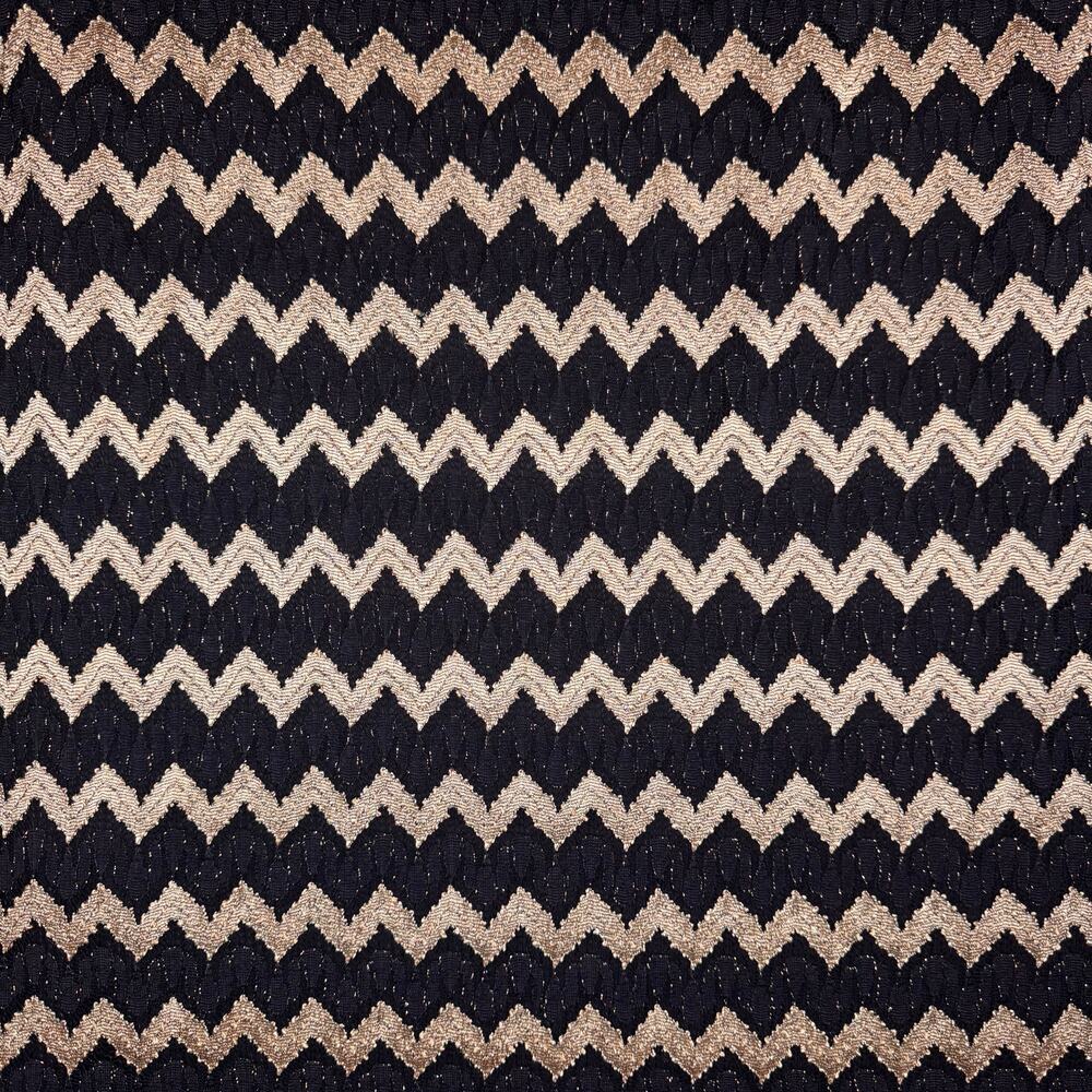 Nine West Chevron Black Gold 22W Dress - Picture 4 of 7